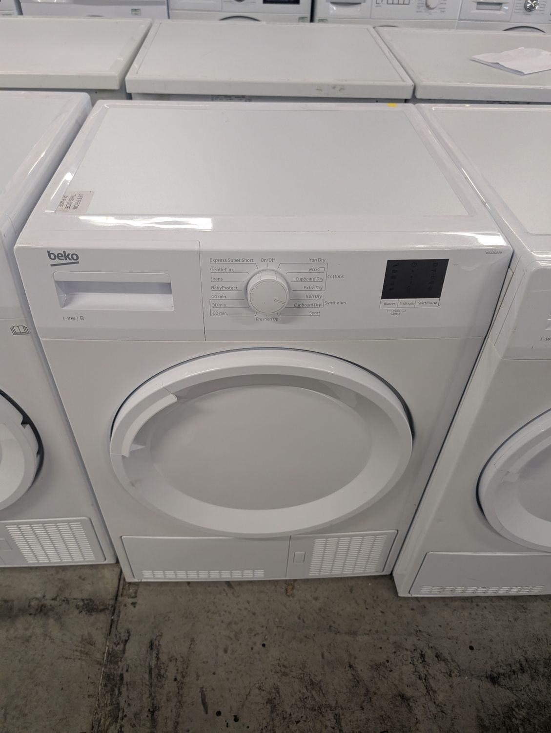 Beko DTGC8000W 8kg Condenser Dryer White