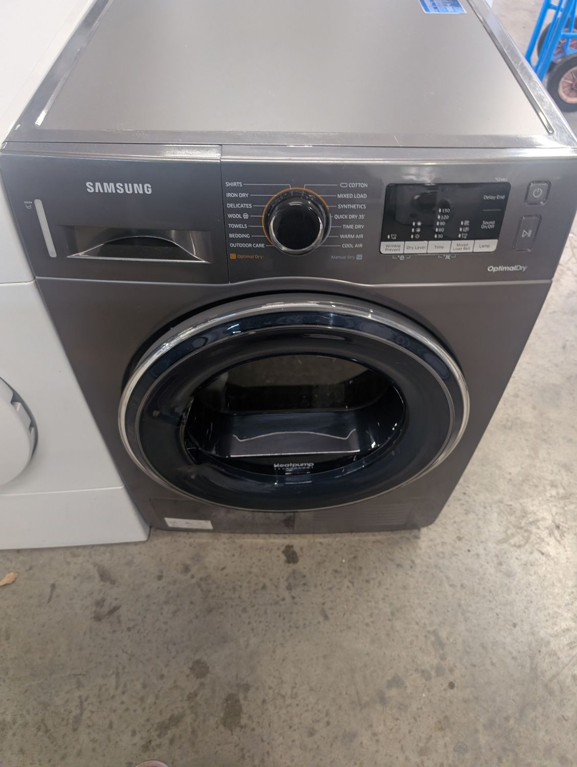Samsung DV90M50003X 9kg Heat Pump Condenser Dryer Grey