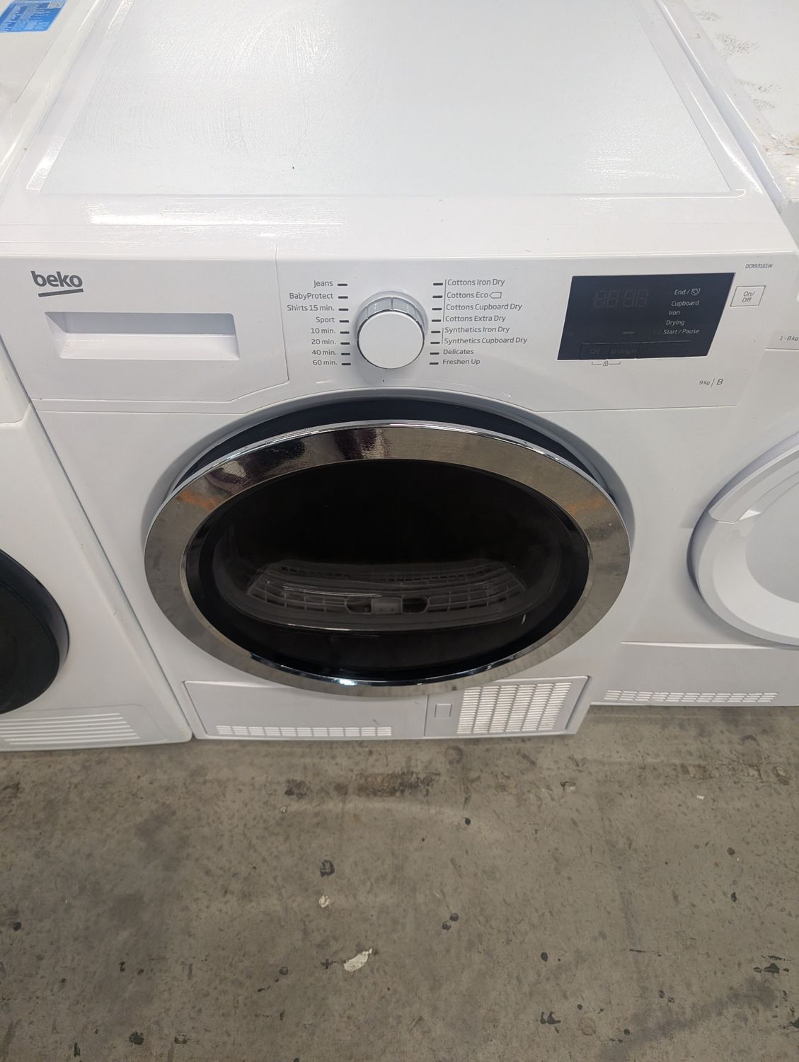 Beko DCR93161W 9Kg Condenser Dryer White
