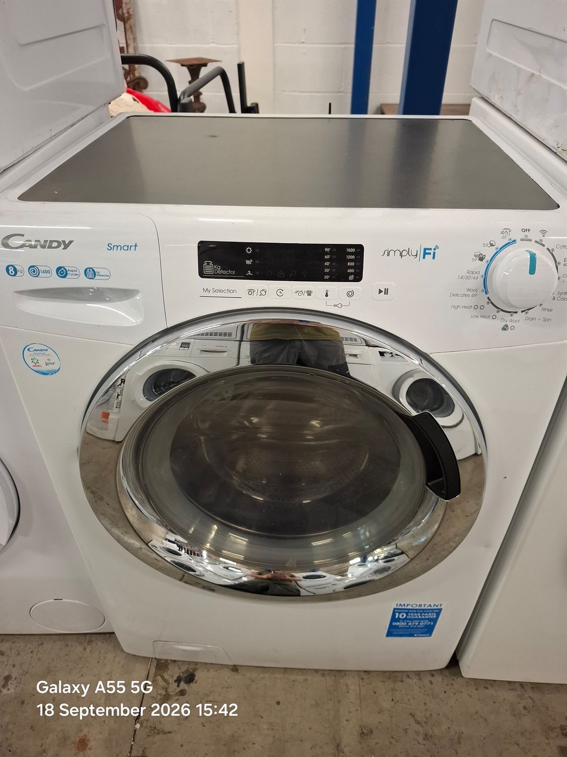 Candy Washer Dryer 8kg/5kg 1400rpm White