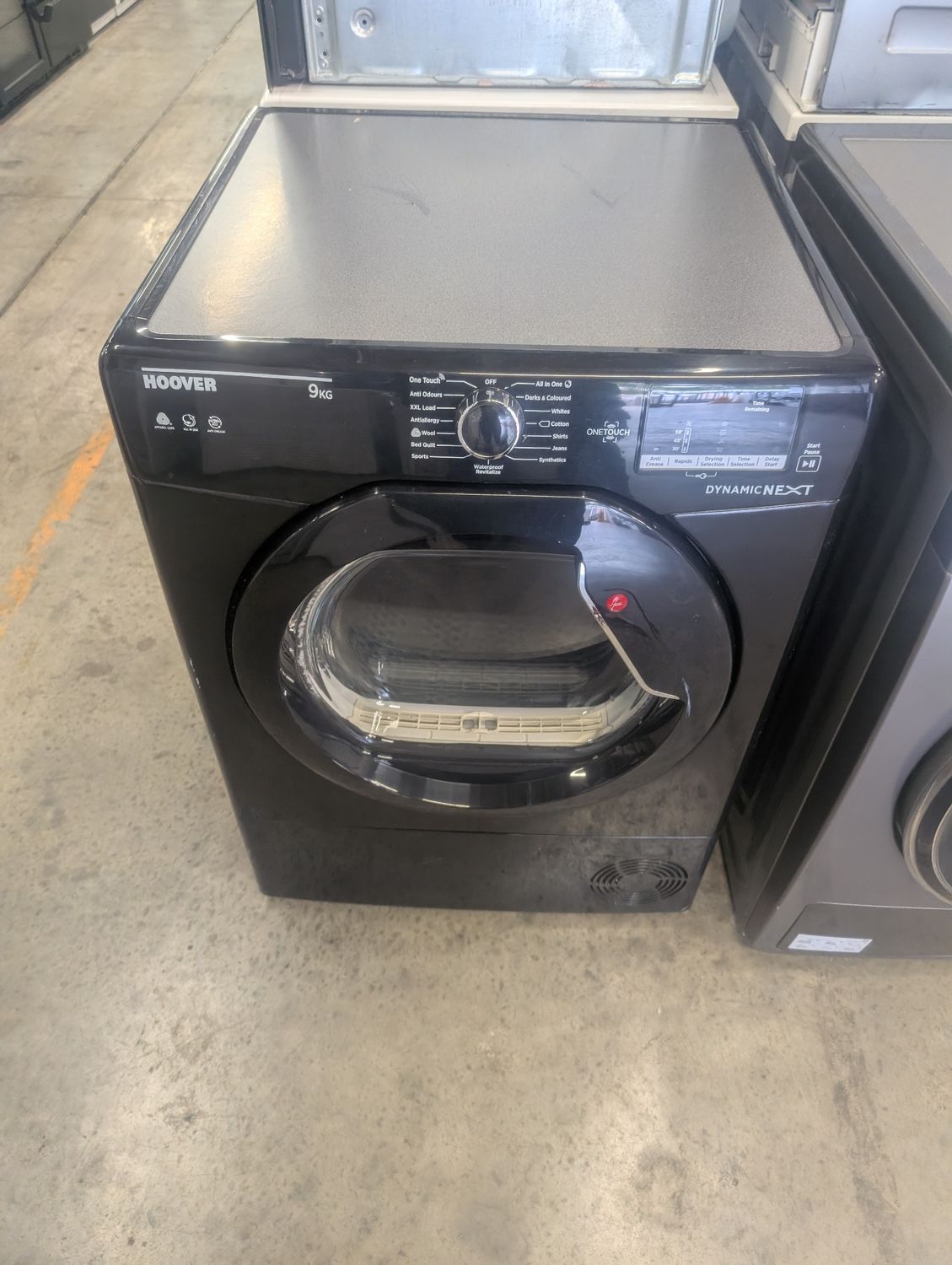 Hoover DX C9DGB-80 9kg Condenser Dryer Black
