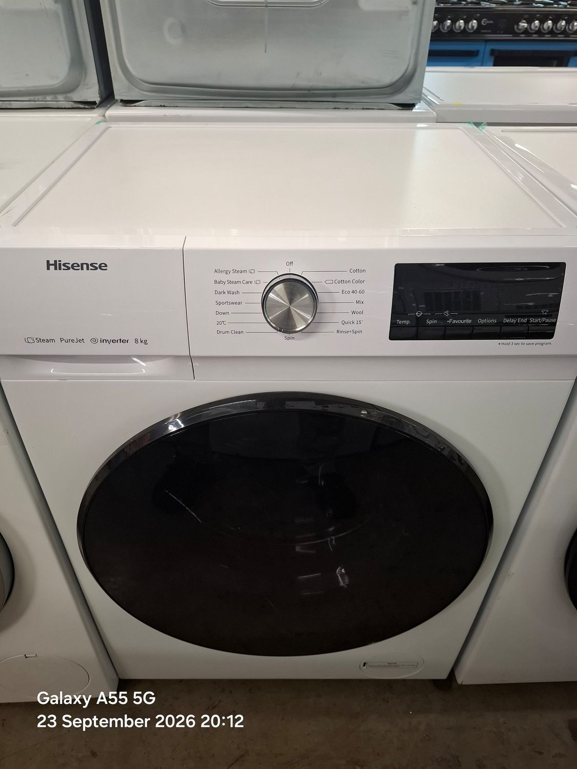 Hisense WFQA8014EVJM 8KG 1400rpm Washing Machine White