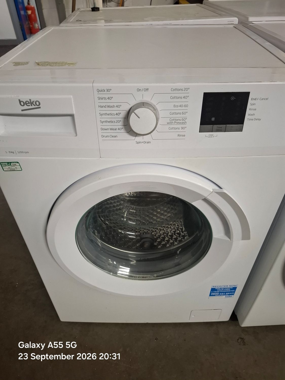 Beko WTL82051W 8kg 1200 Washing Machine White Refurbished