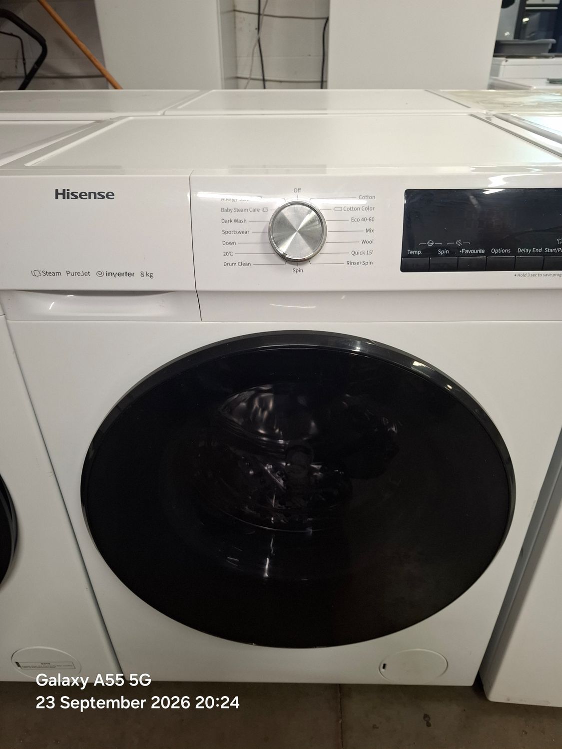 Hisense WFQA8014EVJM 8KG 1400rpm Washing Machine White