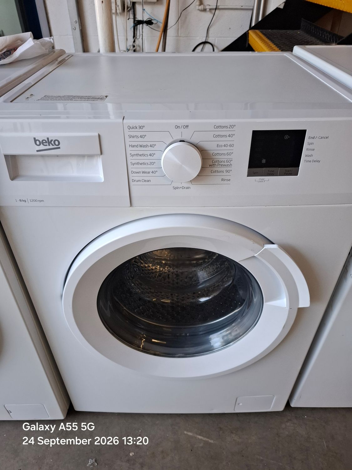 Beko WTL82051W 8kg 1200 Washing Machine White Refurbished