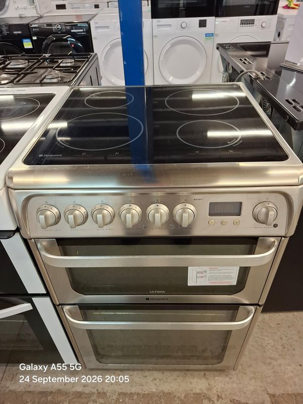 Hotpoint HUI611X 60Cm Freestanding Electric Induction Cooker