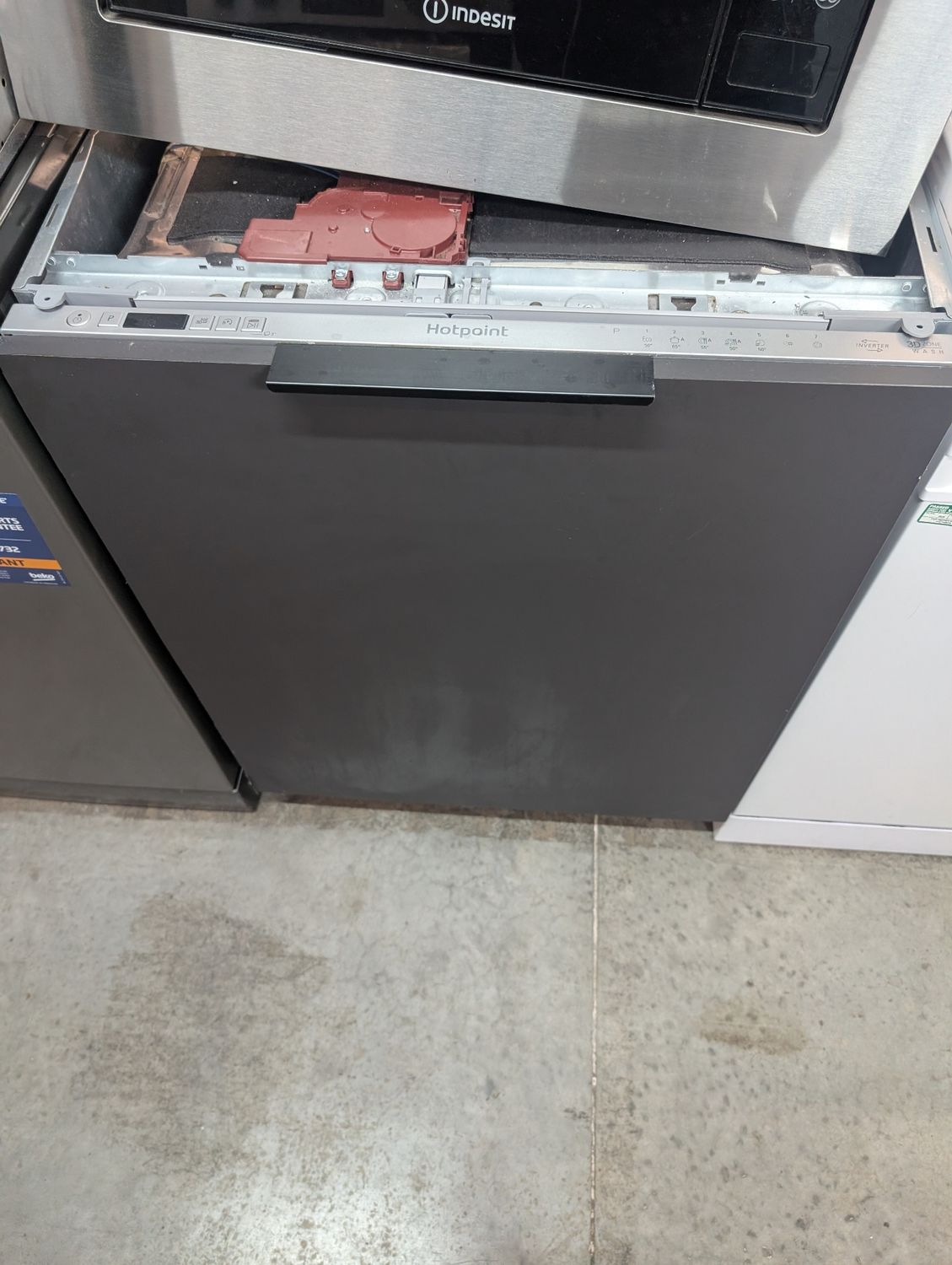 Hotpoint hic 3c33 cwe uk Integrated Dishwasher 60cm Grey 