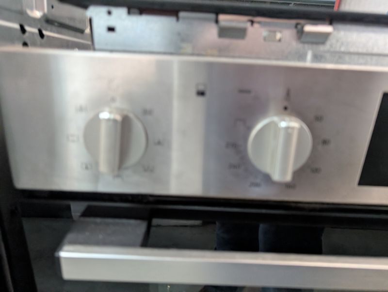 Neff HB5D20F0 Built In Double Oven Silver H88cm W59cm D55cm