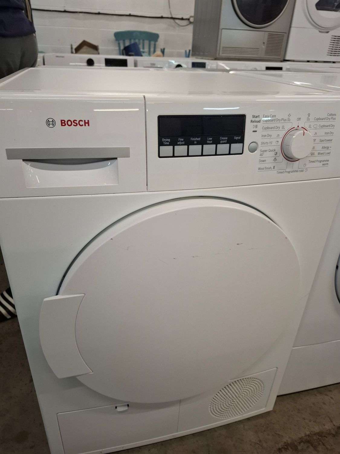 Bosch WTB84200GB 8kg Condenser Dryer White