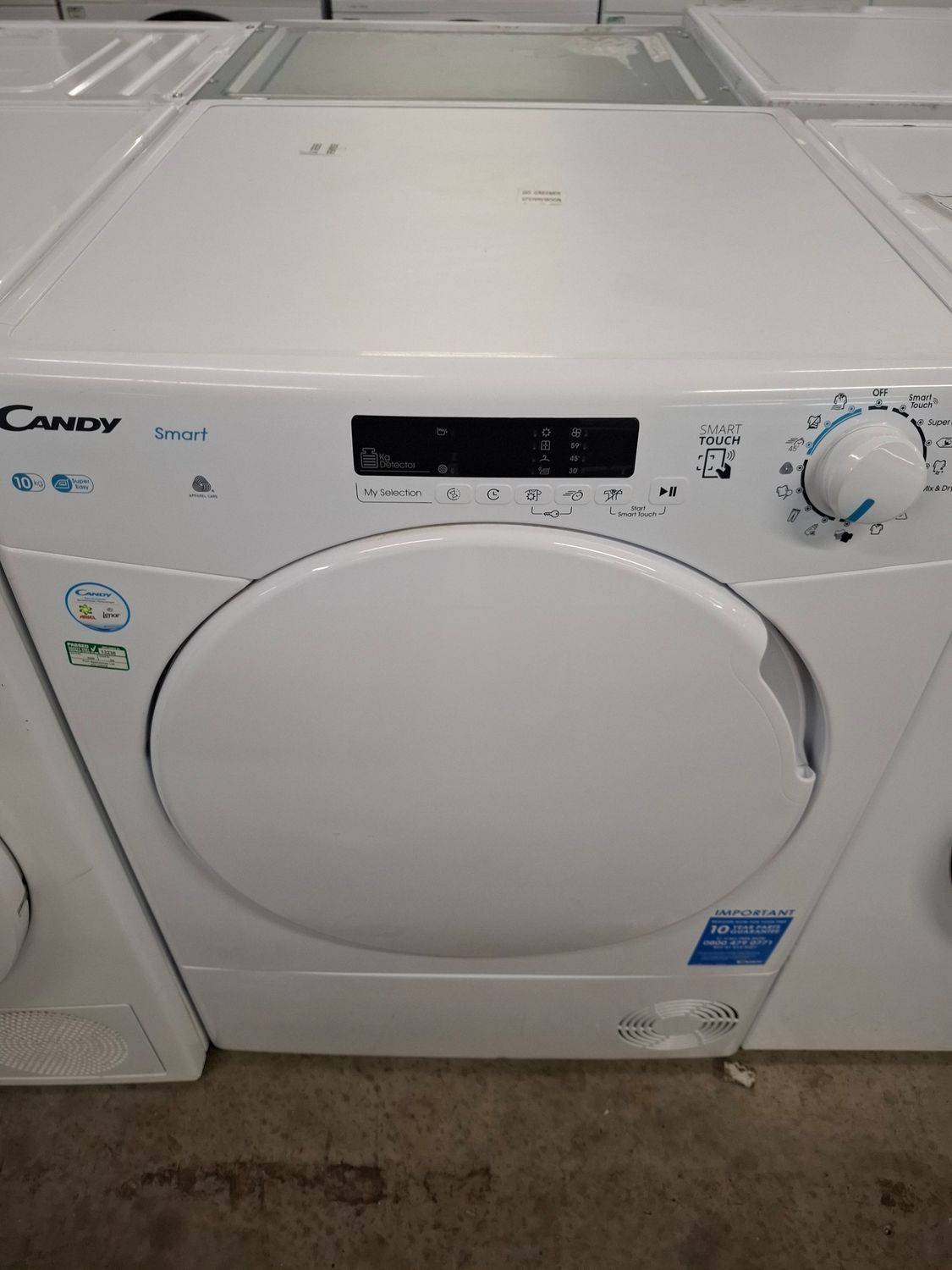 Candy CSEC10LF 10kg Condenser Dryer White