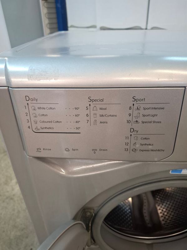 Indesit IWDD7143 7KG 1400rpm Washer/Dryer Silver