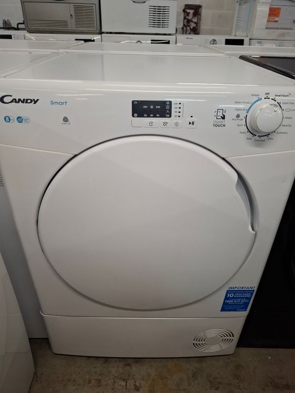 Candy CSEC8LF-80 8kg Condenser Dryer White