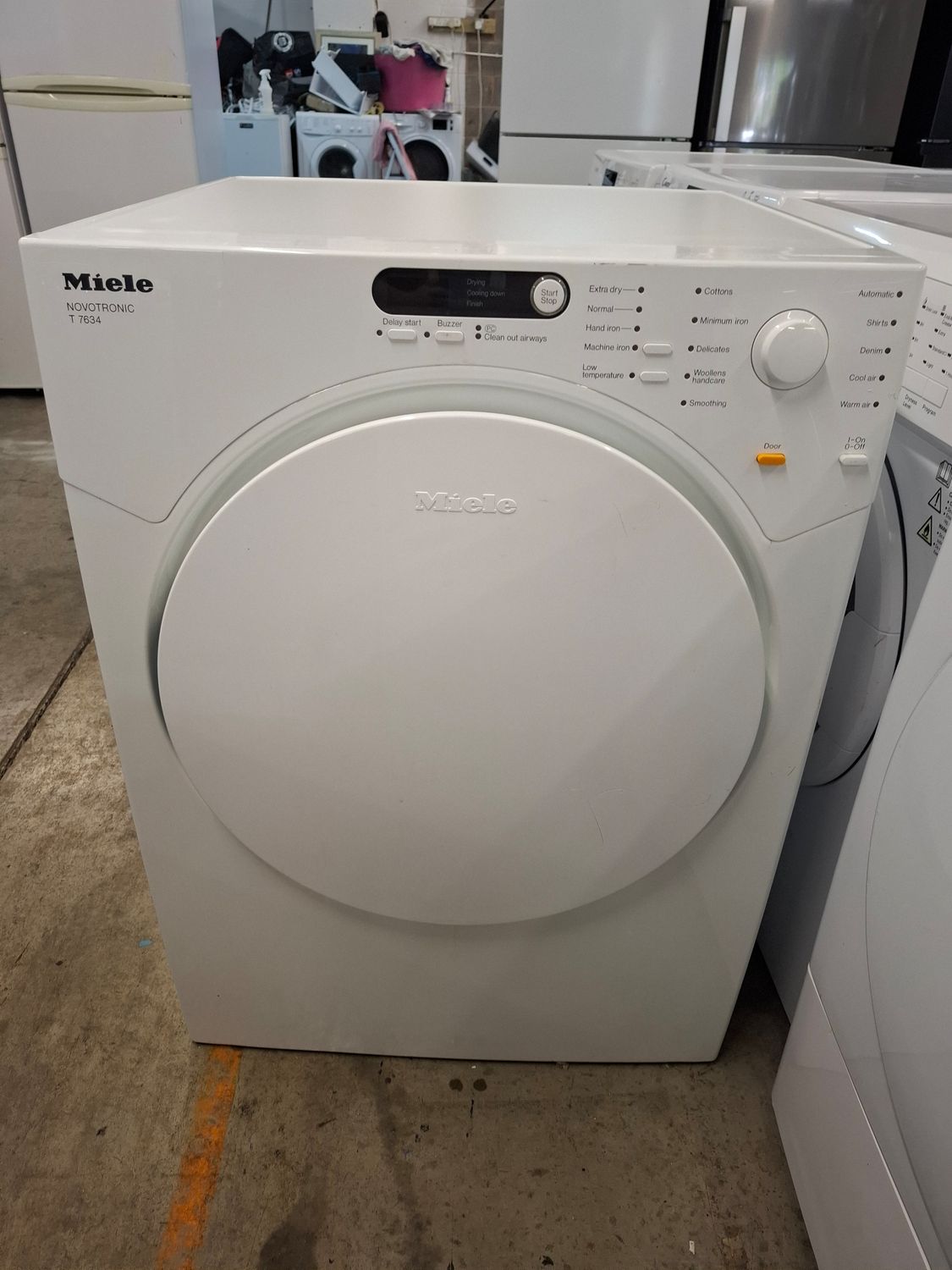Miele T7634 Condenser Dryer White