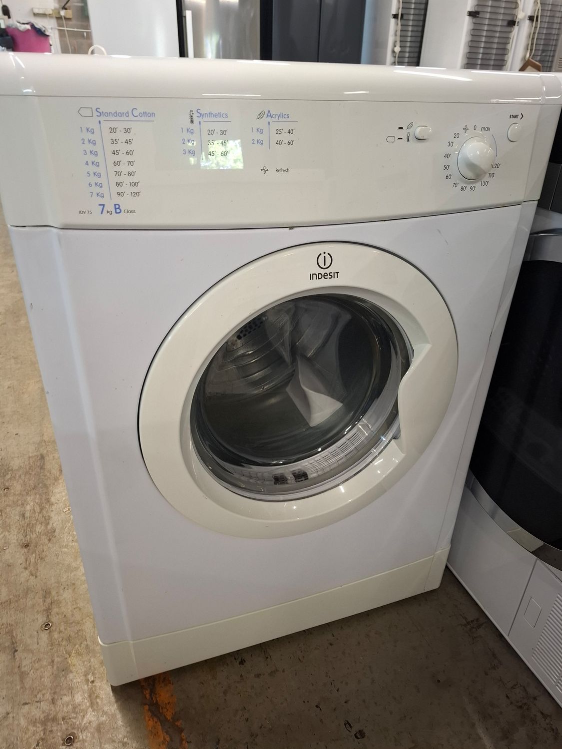 Indesit IDV75 7kg Vented Dryer White