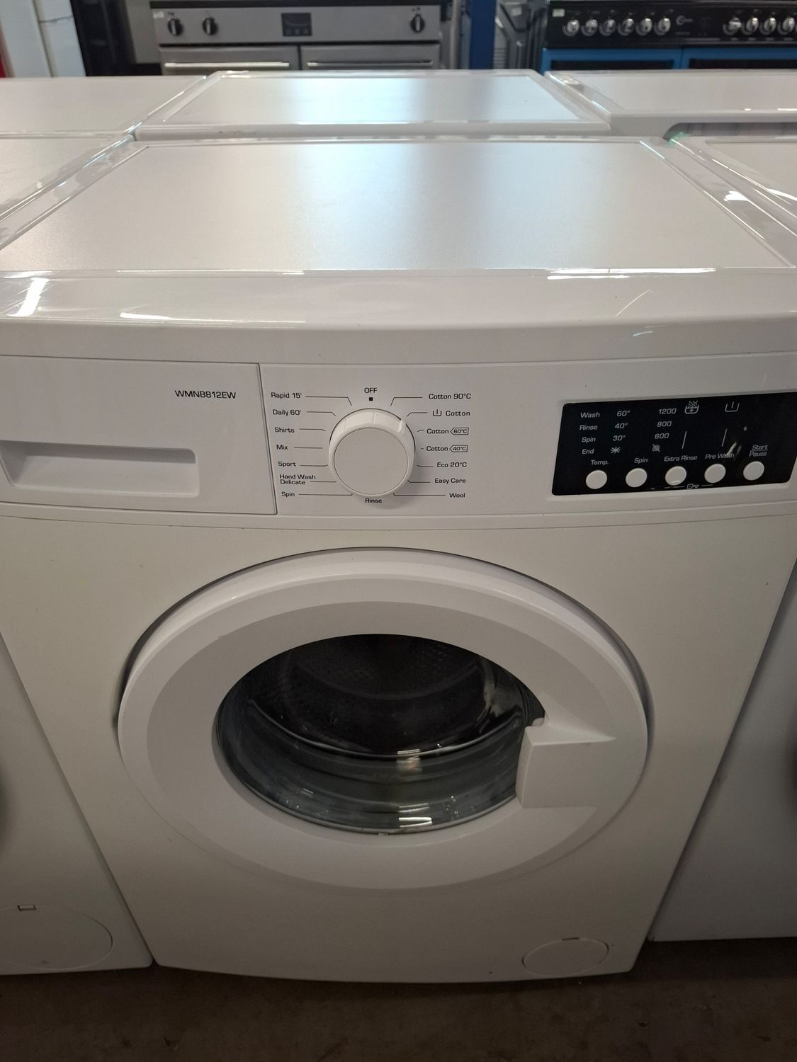 Bush WMNB812EB 8kg 1200rpm Washing Machine White