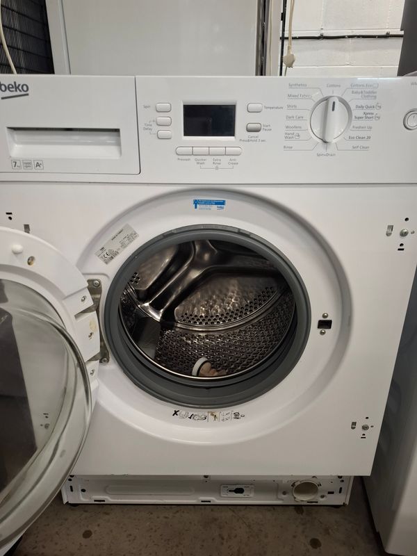 Beko WMI71641 7KG 1600rpm Built in Integrated Washing Machine White