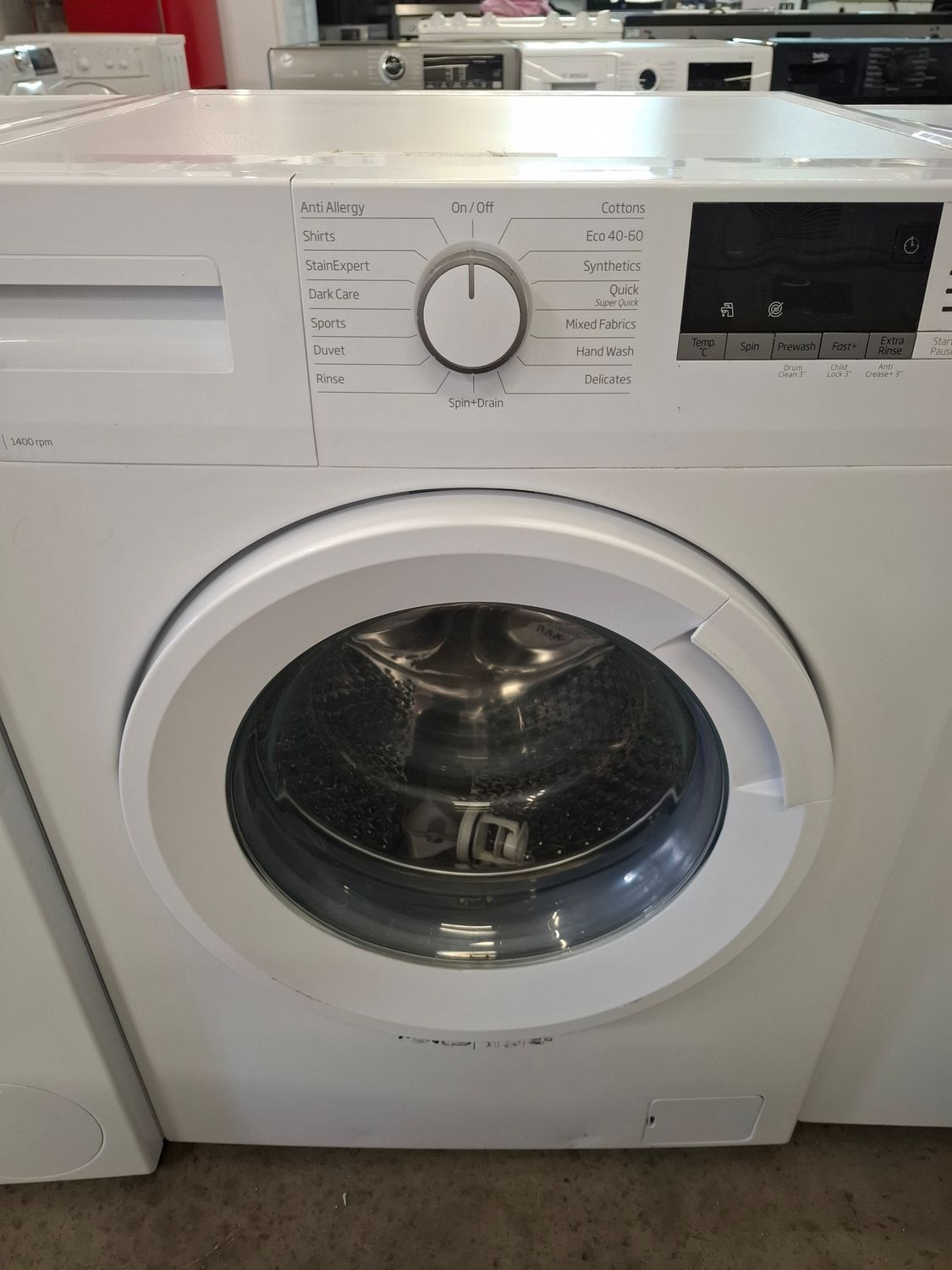 Beko WTK94151W 9kg 1400rpm Washing Machine White