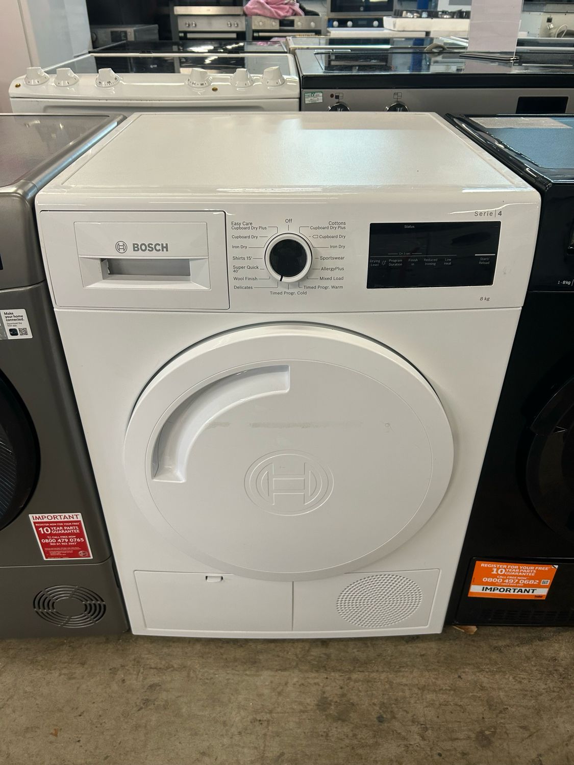 Bosch WTN83200 8kg Condenser Dryer White