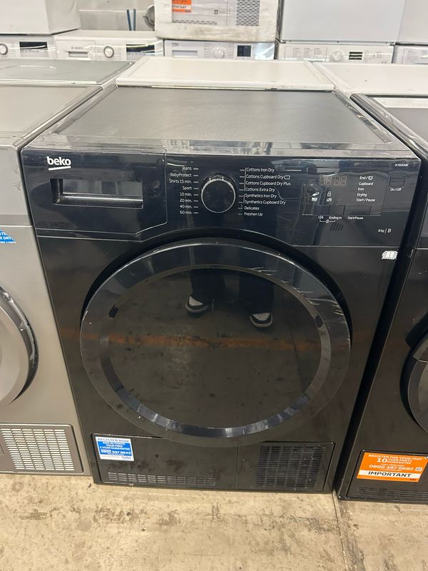 Beko DTLCE80051B 8kg Condenser Dryer Black