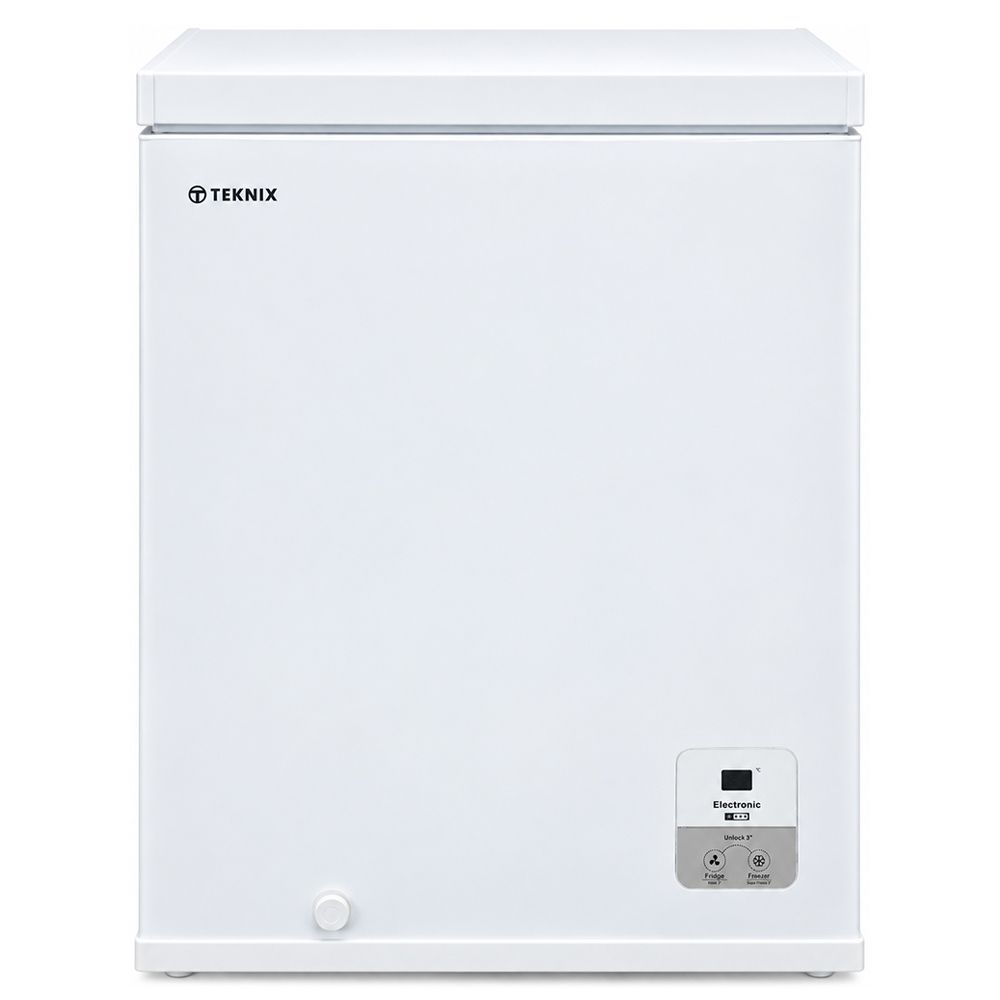 Teknix CH97 Chest Freezer 97L White W57.8cm D44.4cm H85.8cm - Brand New
