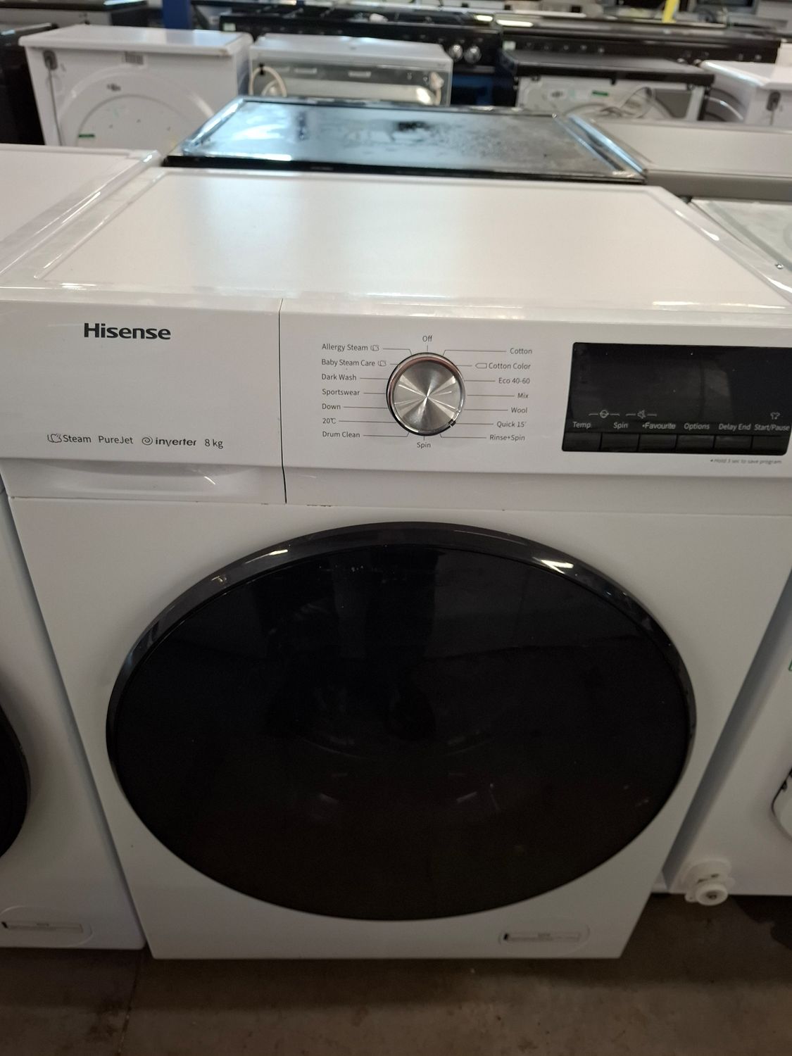 Hisense WFQA8014EVJM 8KG 1400rpm Washing Machine White