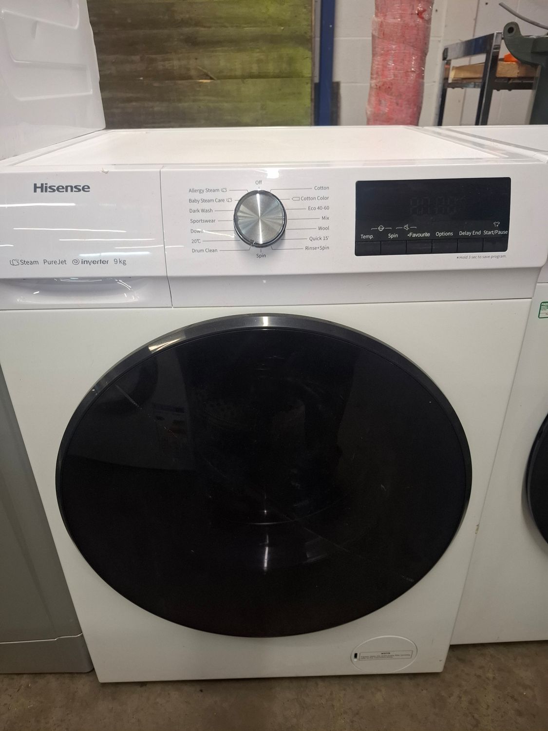 Hisense WFQA9014EVJM 9KG 1400rpm Washing Machine White