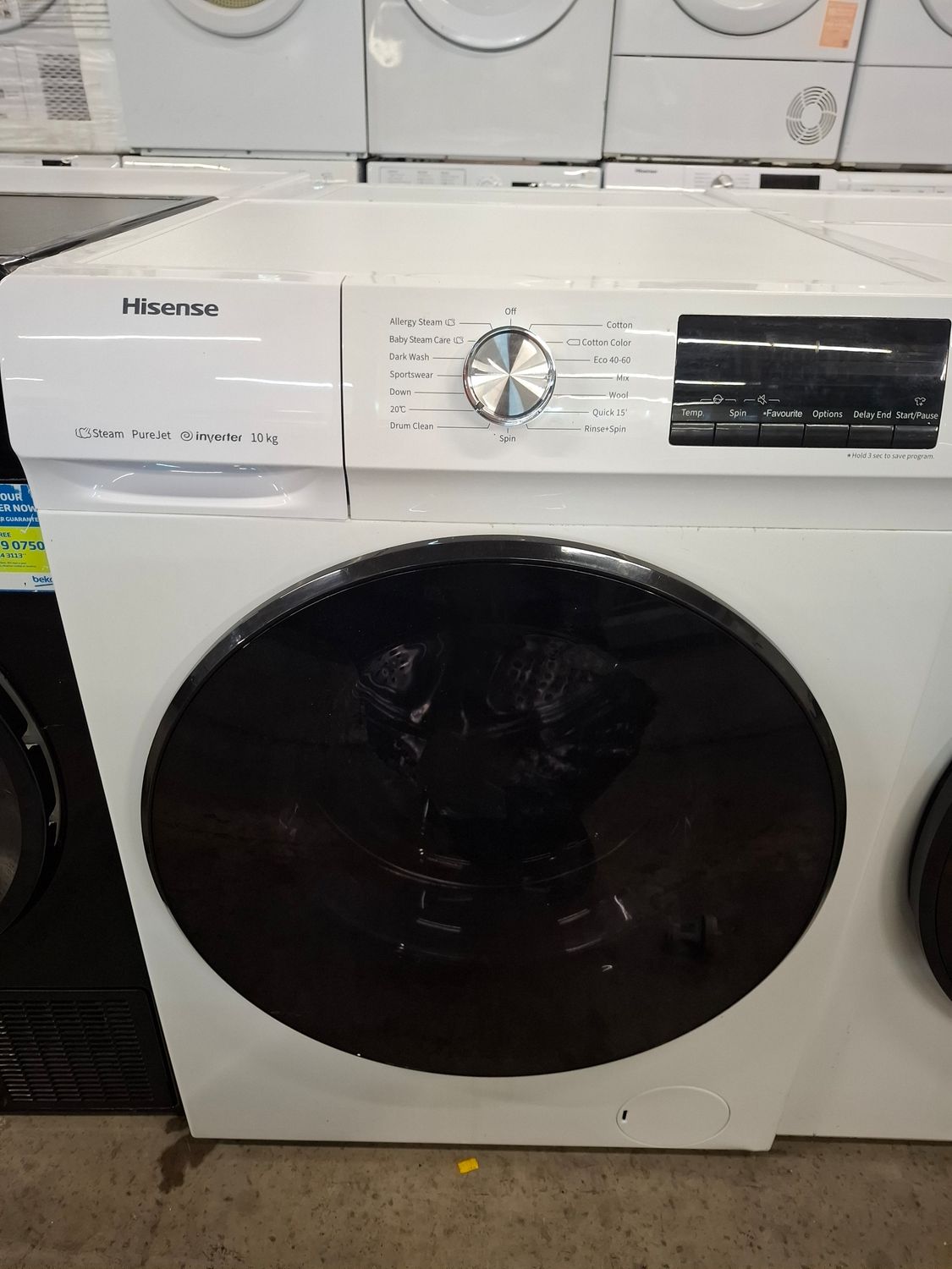 Hisense WFQA1014EVJM 10KG 1400rpm Washing Machine White
