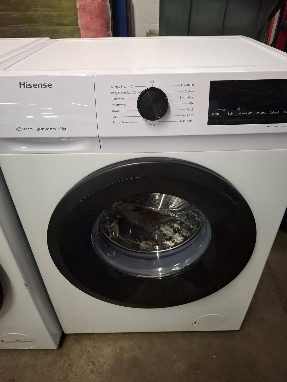 Hisense WFQP9014EVM 9KG 1400rpm Washing Machine White