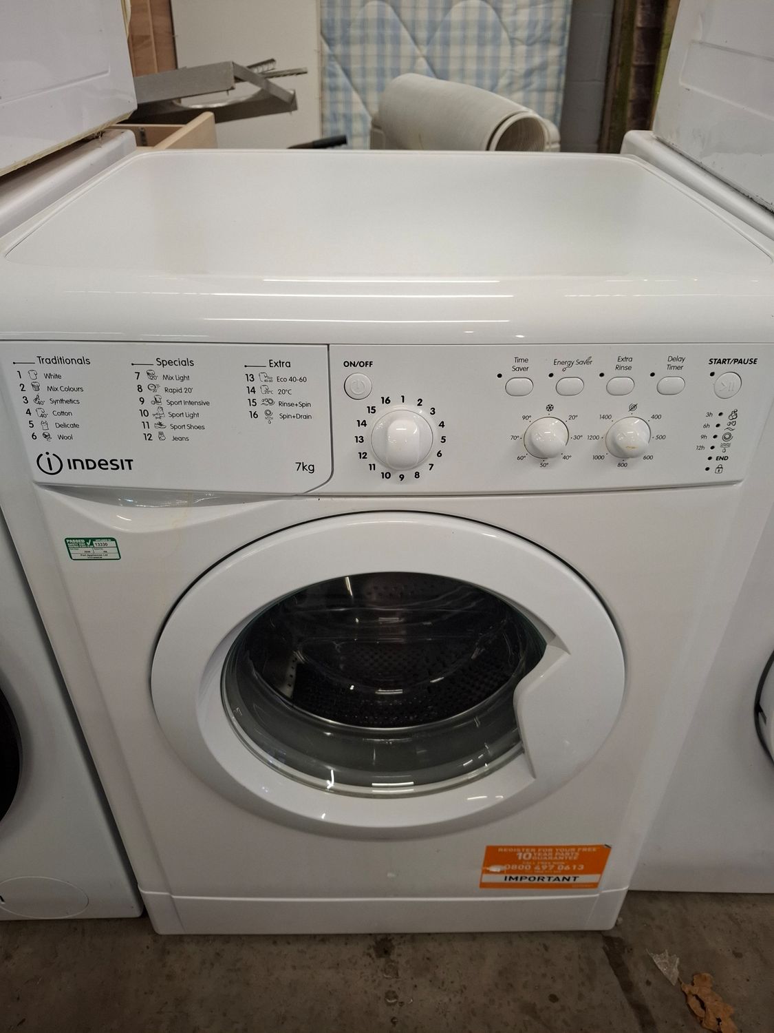 Indesit IWC71452W 7kg 1400rpm Washing Machine