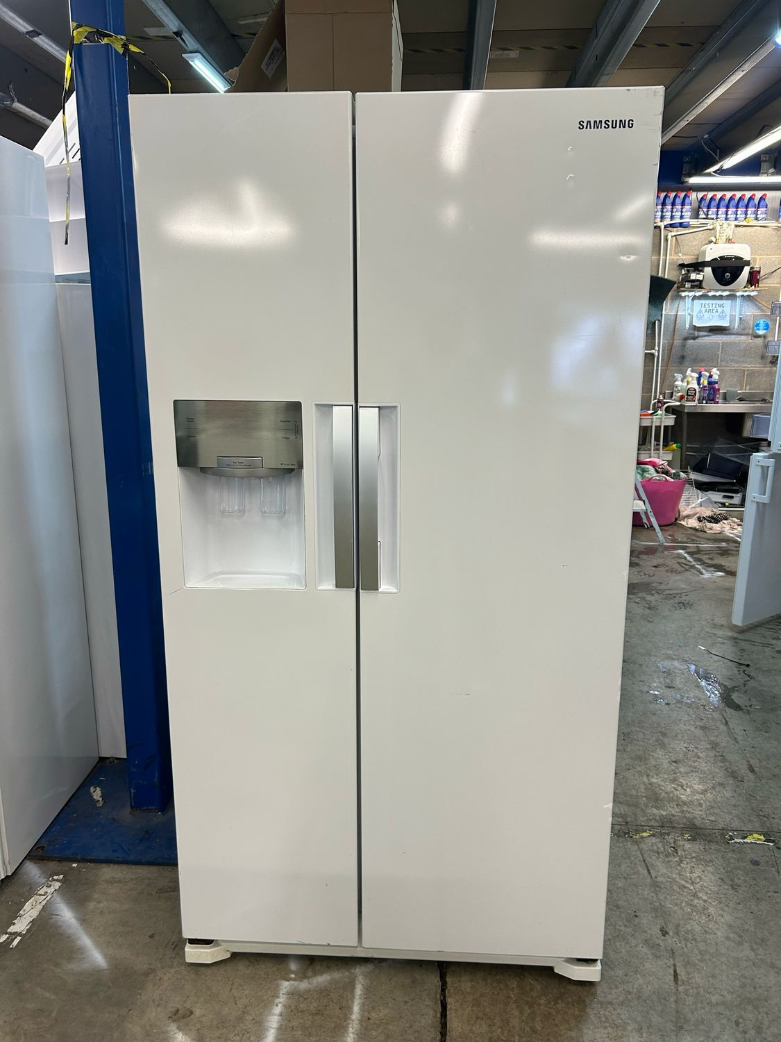 Samsung RSH7UNSW American Fridge Freezer White H178cm W91cm D73cm