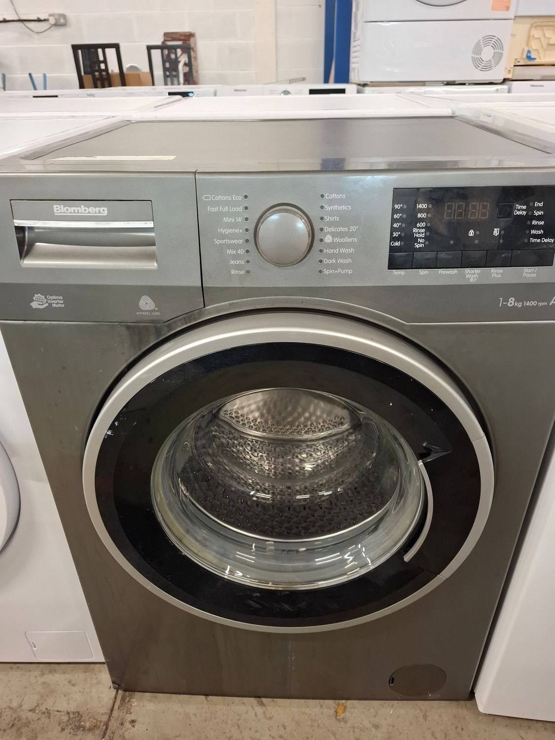 Blomberg 8KG 1400rpm Washing Machine Grey