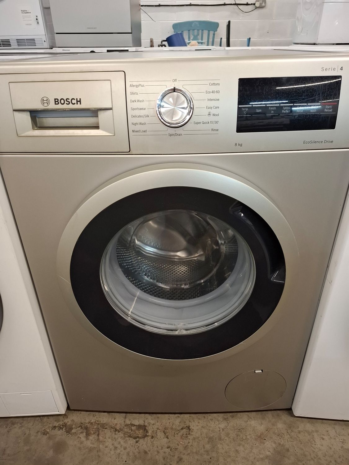 Bosch Serie 4 WAN282X1GB/38 9kg 1400rpm Washing Machine Silver