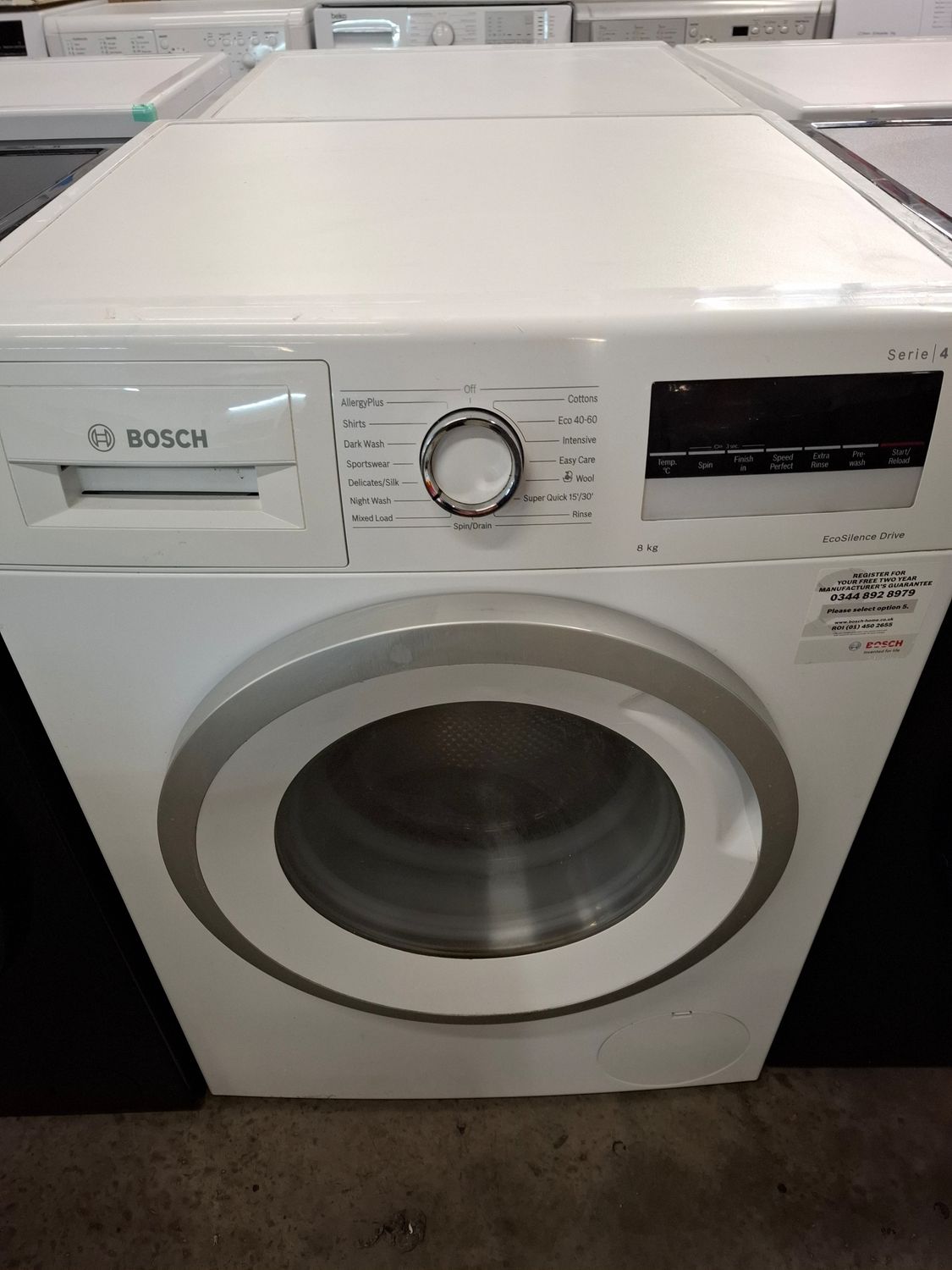 Bosch Serie 4 WAN28280GB 8kg 1400rpm Washing Machine White