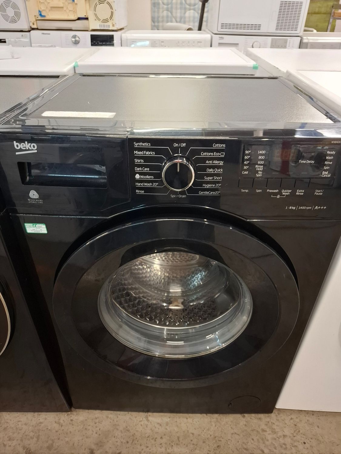 Beko WX842430B 8KG 1400rpm Washing Machine Black