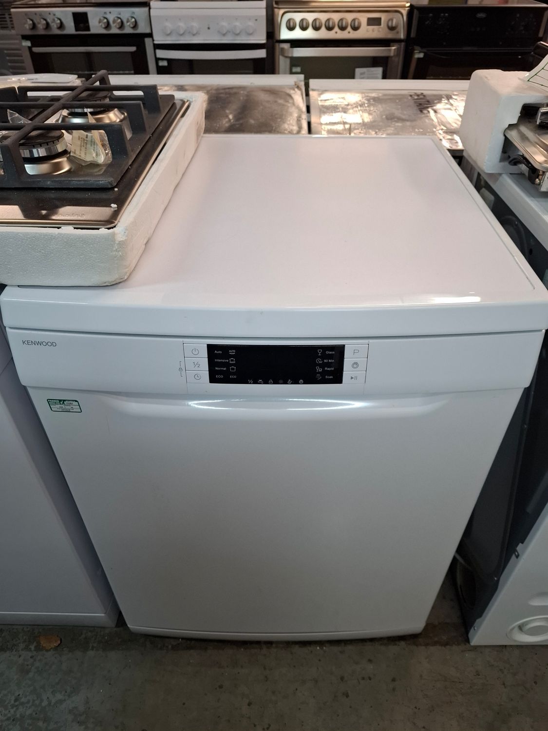 Kenwood KDW60W23 Freestanding Dishwasher Full Size 60cm White