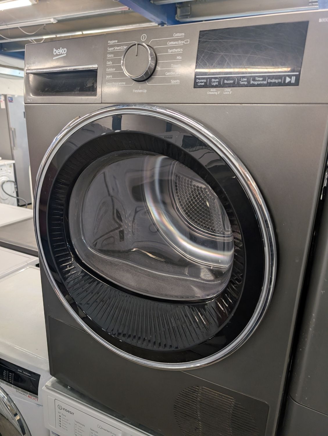 Beko B3T4911DW 9Kg Condenser Dryer Grey
