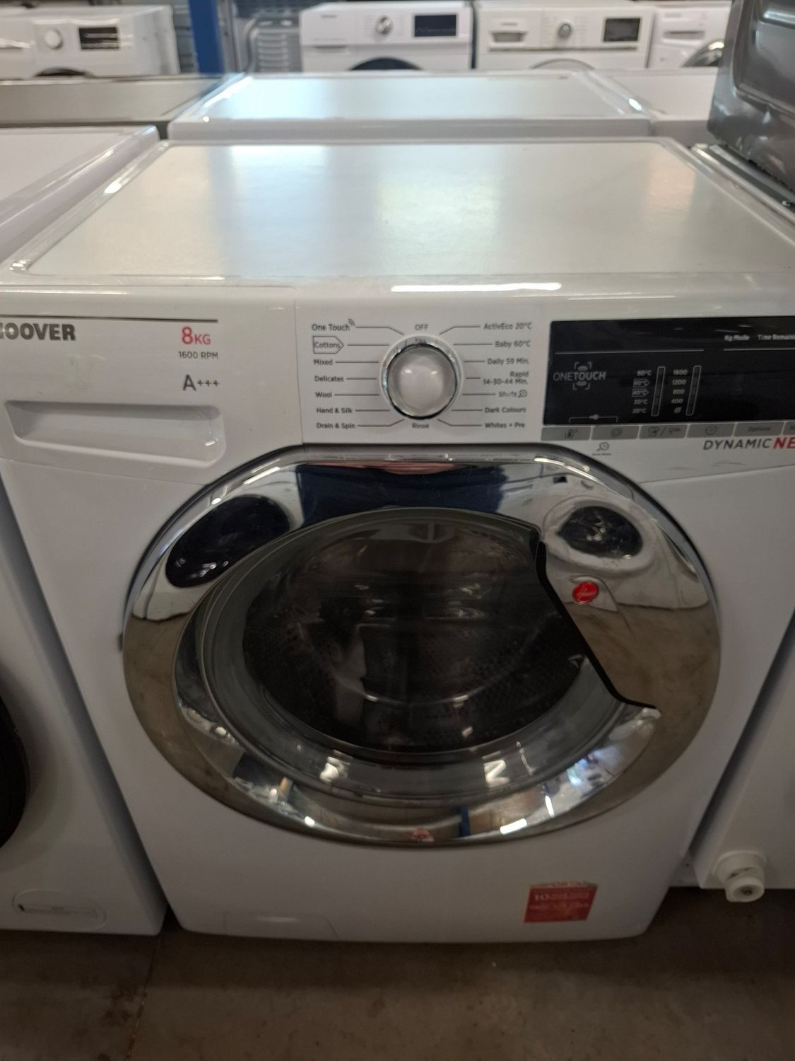 Hoover DXOA68C3-80 8kg 1600rpm Washing Machine White