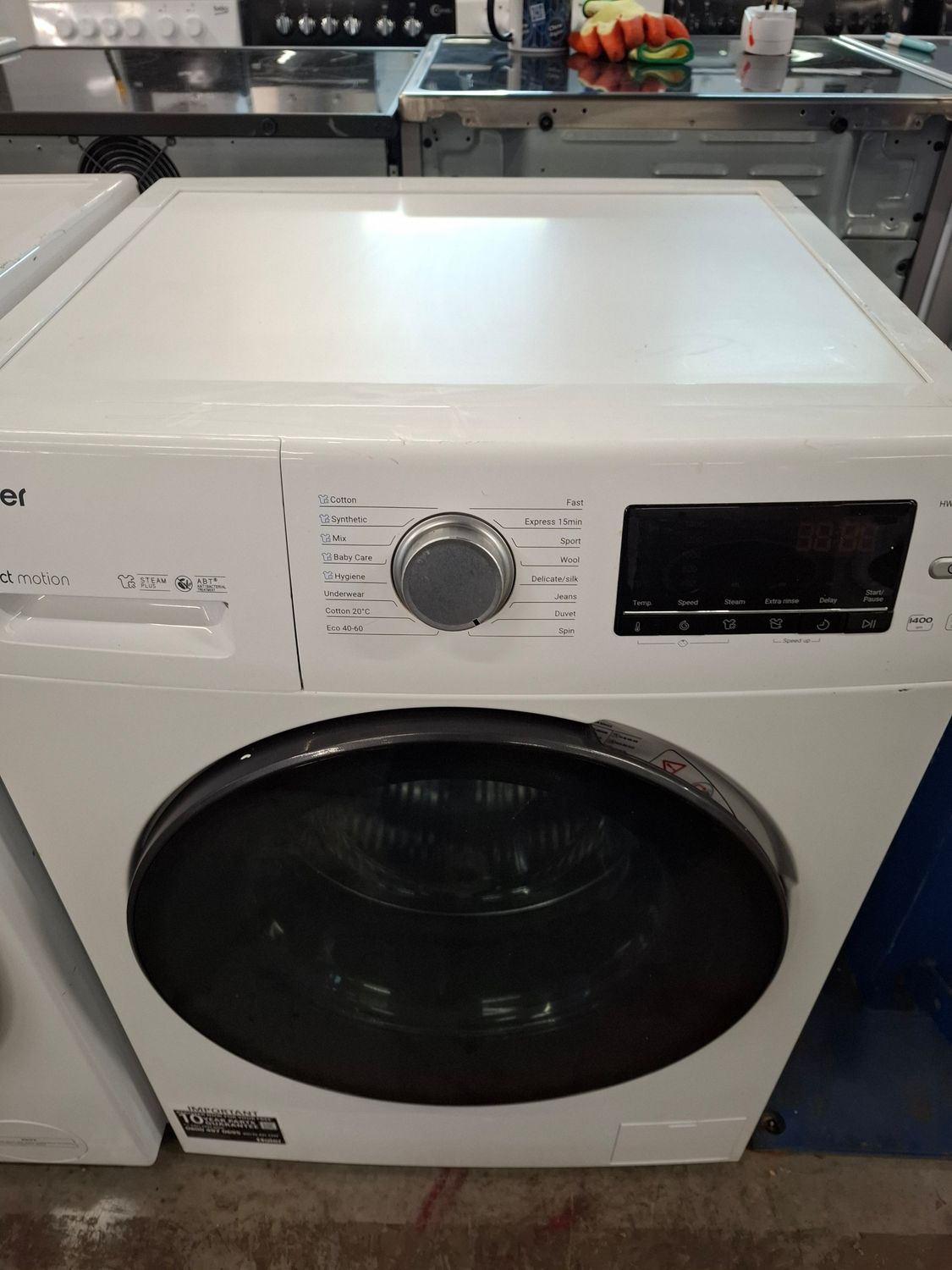 Haier HW80-B1439 8KG 1400rpm Washing Machine White