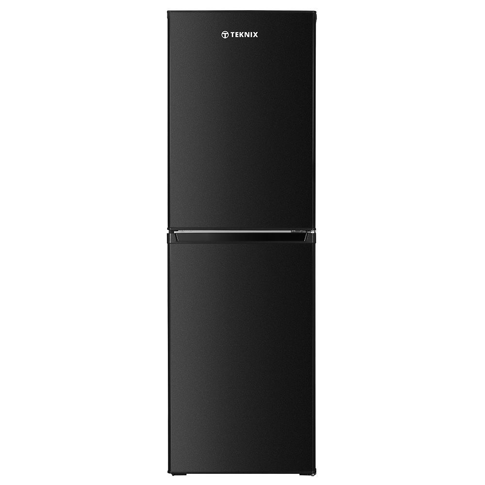 #Teknix STF1725B Fridge Freezer Black W55cm D57cm H172cm Brand New