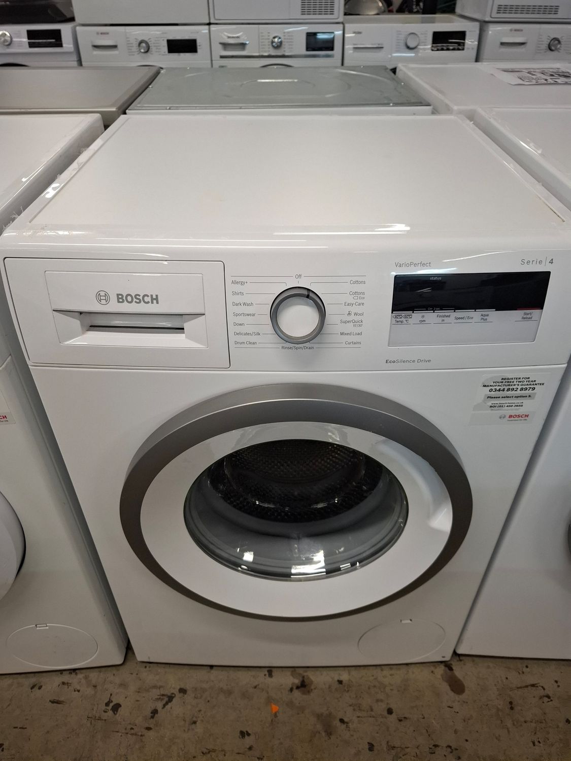 Bosch Serie 4 WAN28150GB/24 8kg 1400 Spin Washing Machine White Refurbished