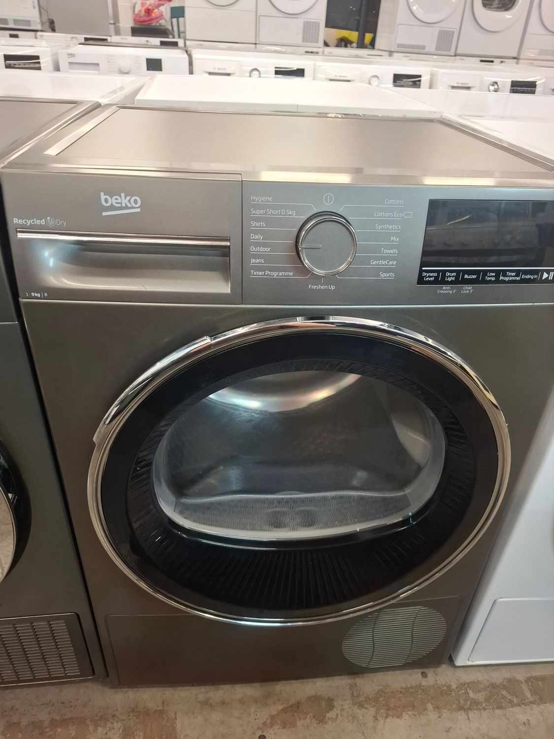 Beko B3T4911DW 9Kg Condenser Dryer Grey