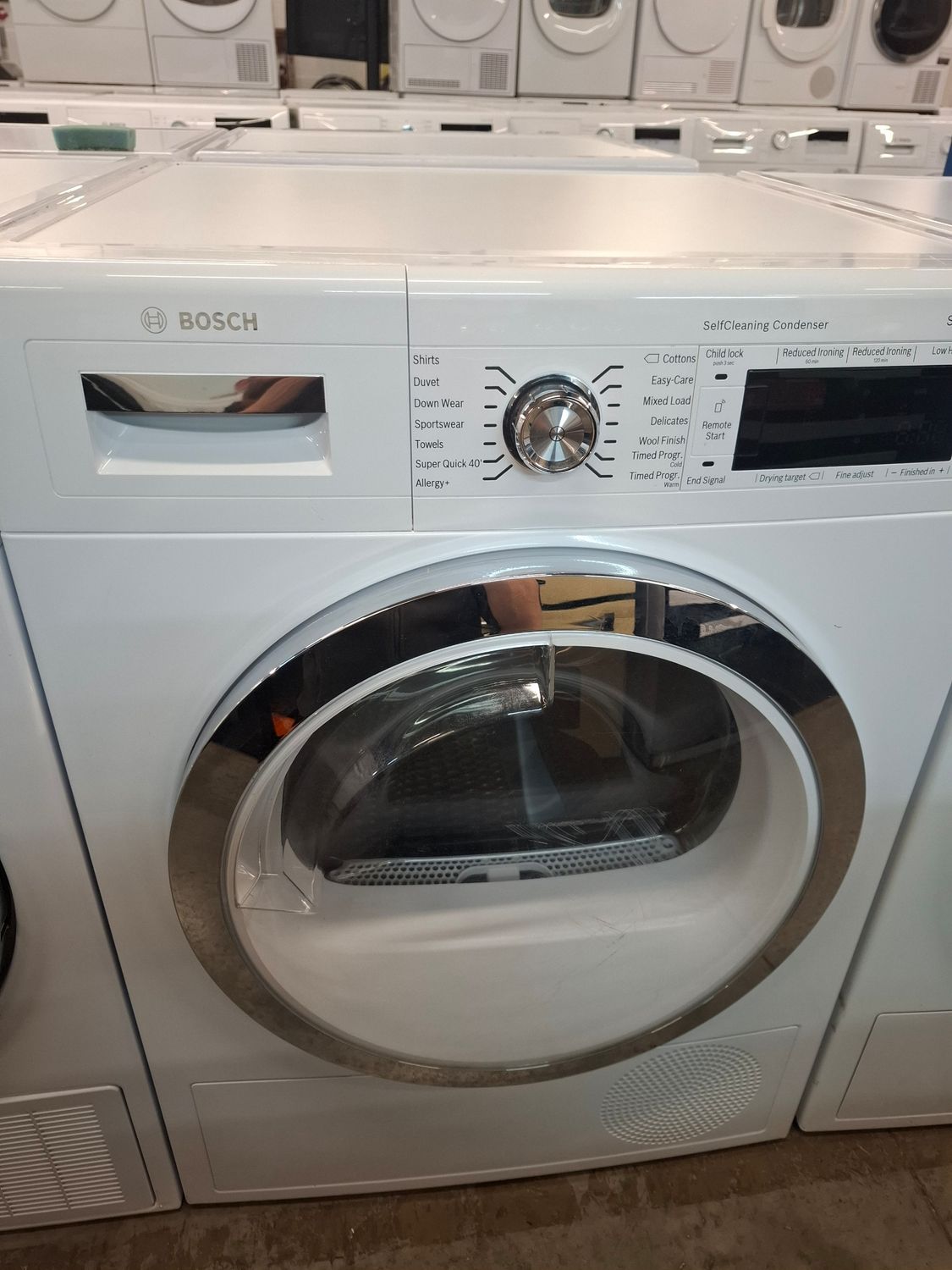 Bosch WTWH7561GB 9kg Condenser Dryer White