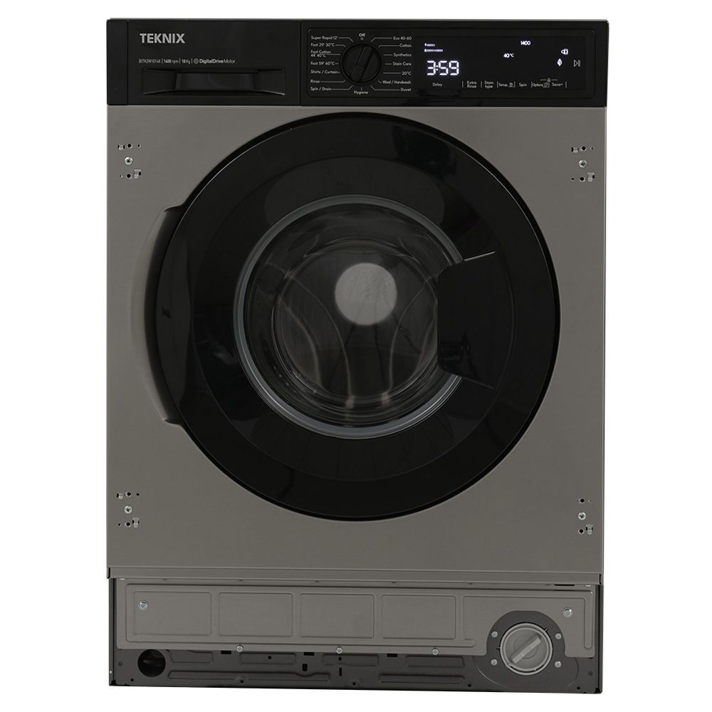 #Teknix BITK2W1014X Integrated Washer 10Kg 1400 Spin Brand New