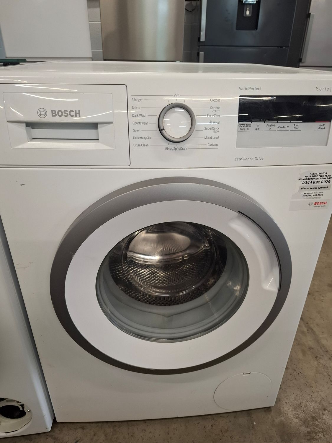 Bosch Serie 4 WAN28150GB/24 8kg 1400 Spin Washing Machine White Refurbished