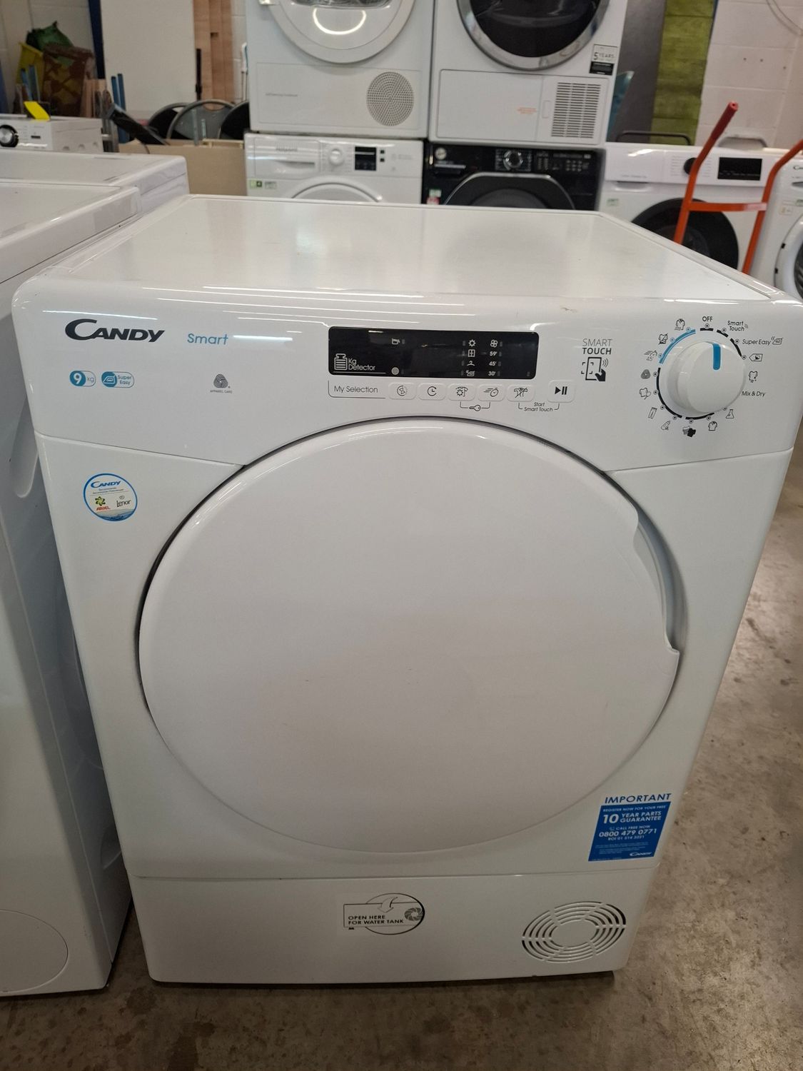 Candy CSEC9DF 9kg Condenser Dryer White