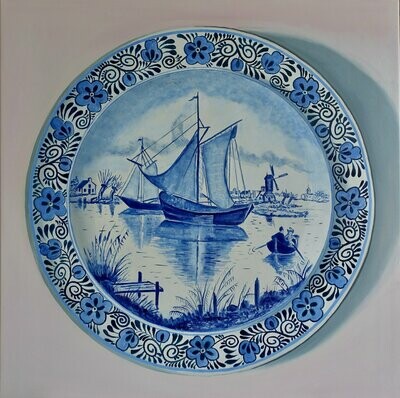 Vlissingen - Delft Blue Plate