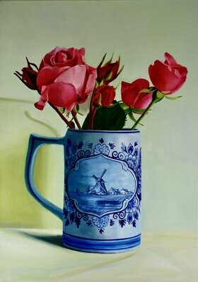 Aalsmeer - Beer Mug with Roses 