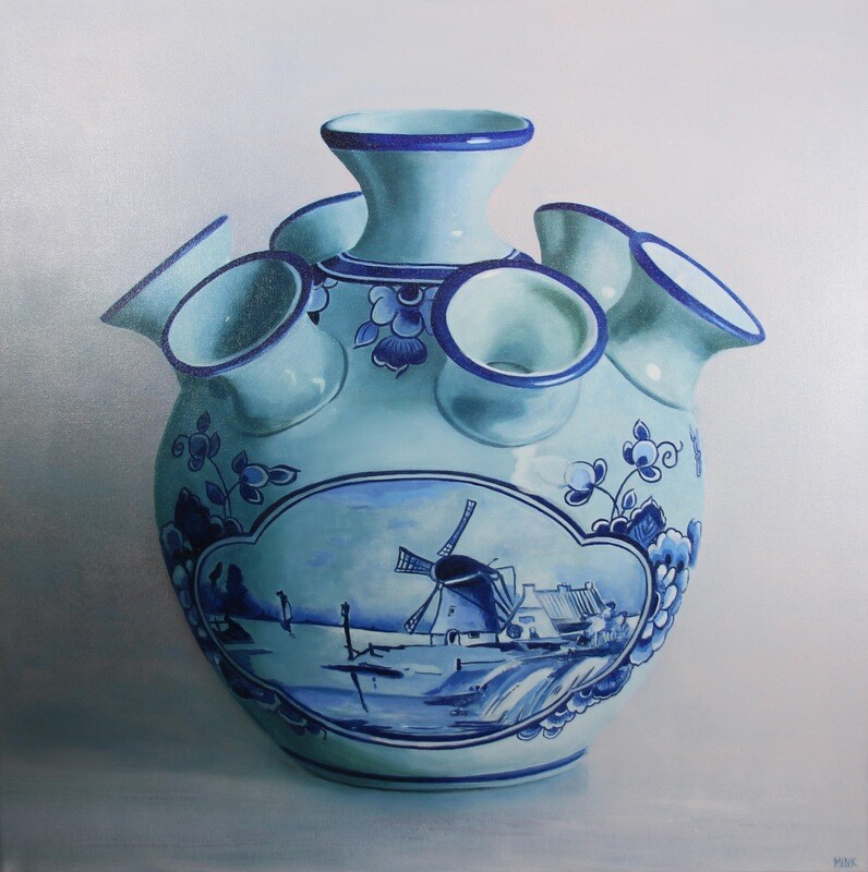 Delft - Tulip Vase with spouts