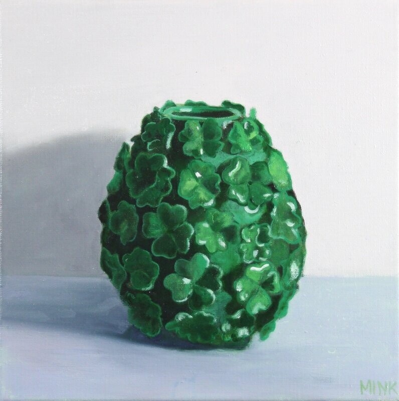 Bergen - Vase with 4 leaf Clover