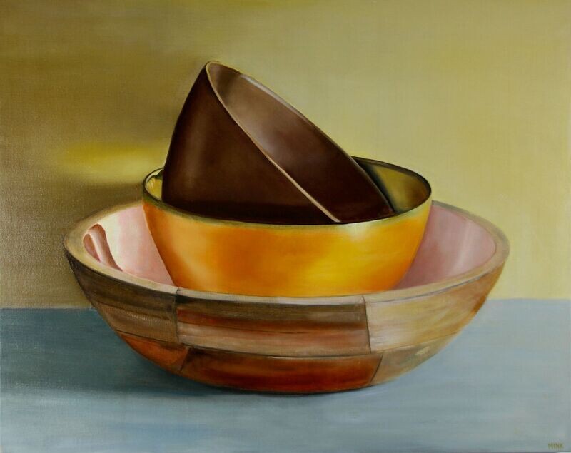 Bedoin - yellow/brown/rose (Via Kunstkamer Franeker)